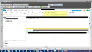 Screenshot of Trados Studio Ideas with the Review tab open, showing the Display filter area. The 'case sensitive', 'refresh filters', and 'reset filters' options are visible. A yellow highlight indicates the suggested area for a new 'OK' confirmation button.